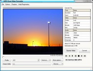 Aavx Zune Video Convert screenshot